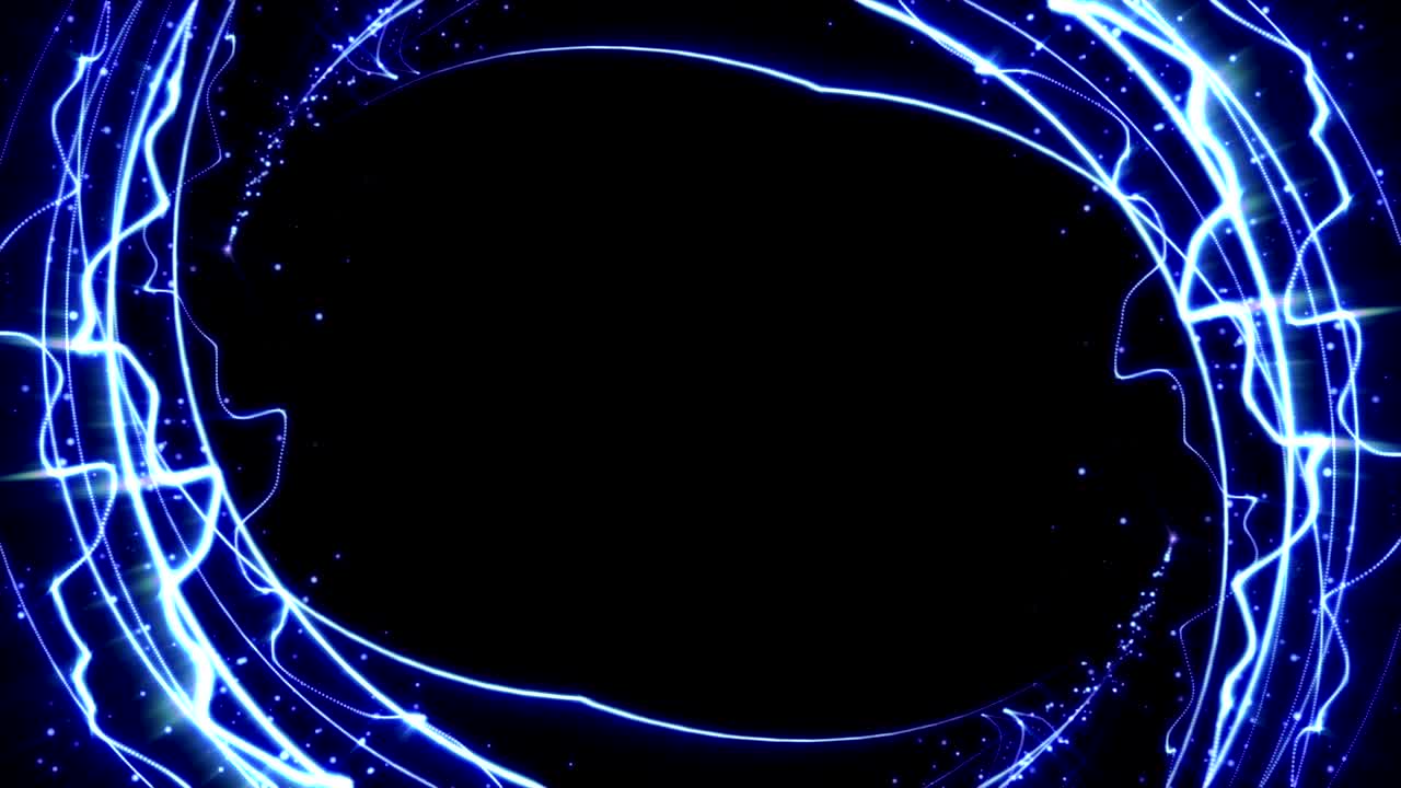 마법의 입자 반지 추상적인 배경, 애니메이션, 렌더링, 루프