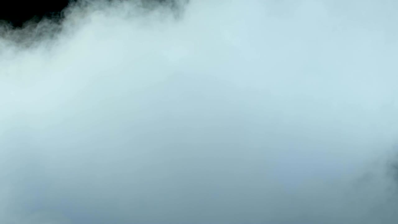 현실적인 건조 얼음 연기 구름