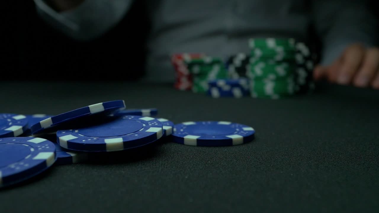 진행 중인 포커 게임