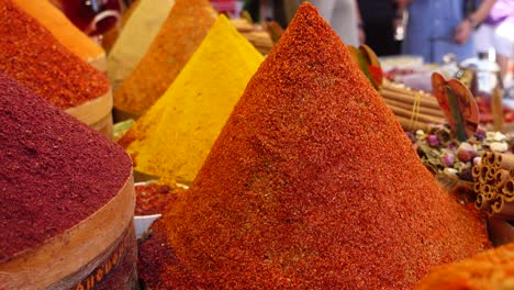 colorful spices at a turkish market
