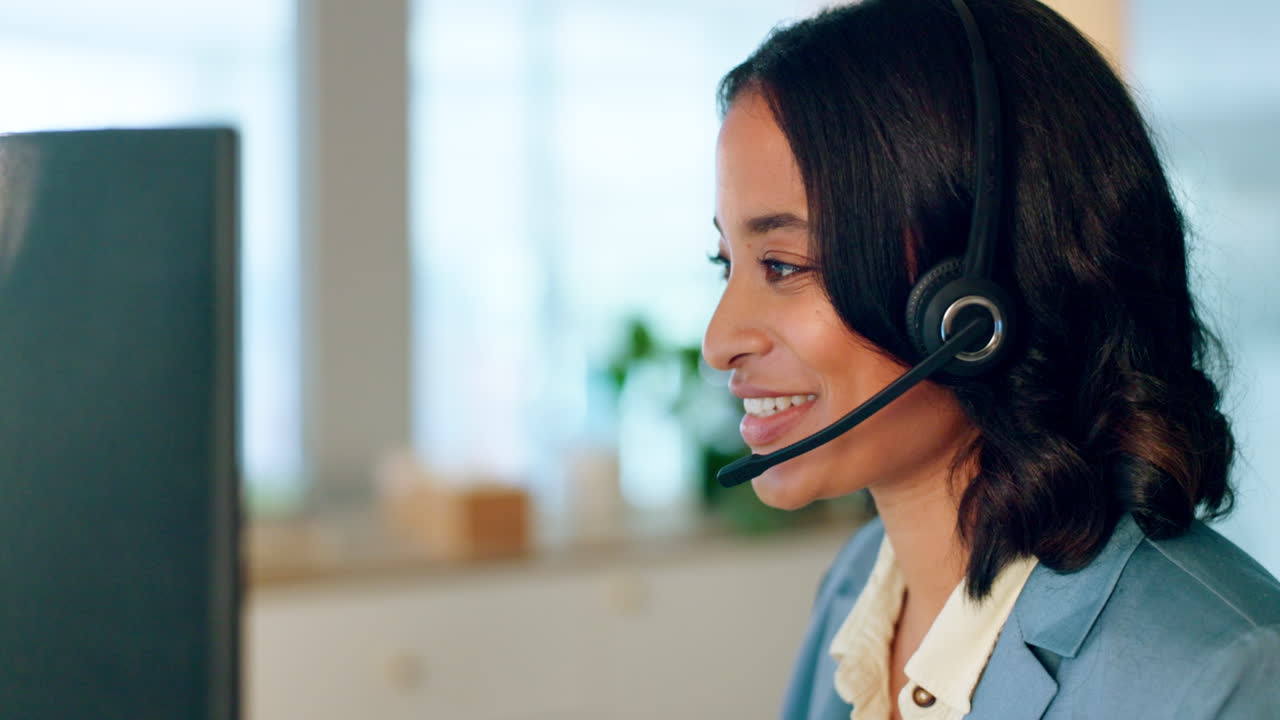 mujer de negocios, centro de llamadas