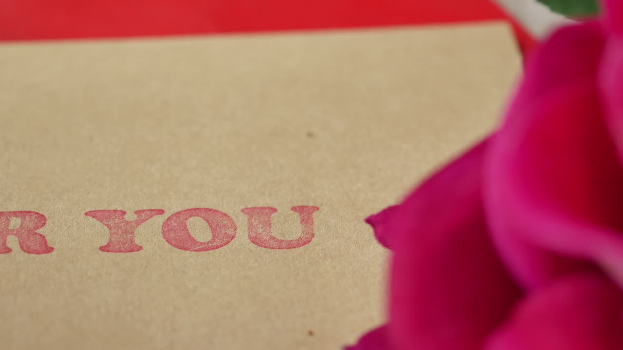 장미로 손으로 만든 카드