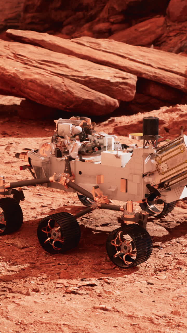 Mars-mönkijä Punaisella planeetalla