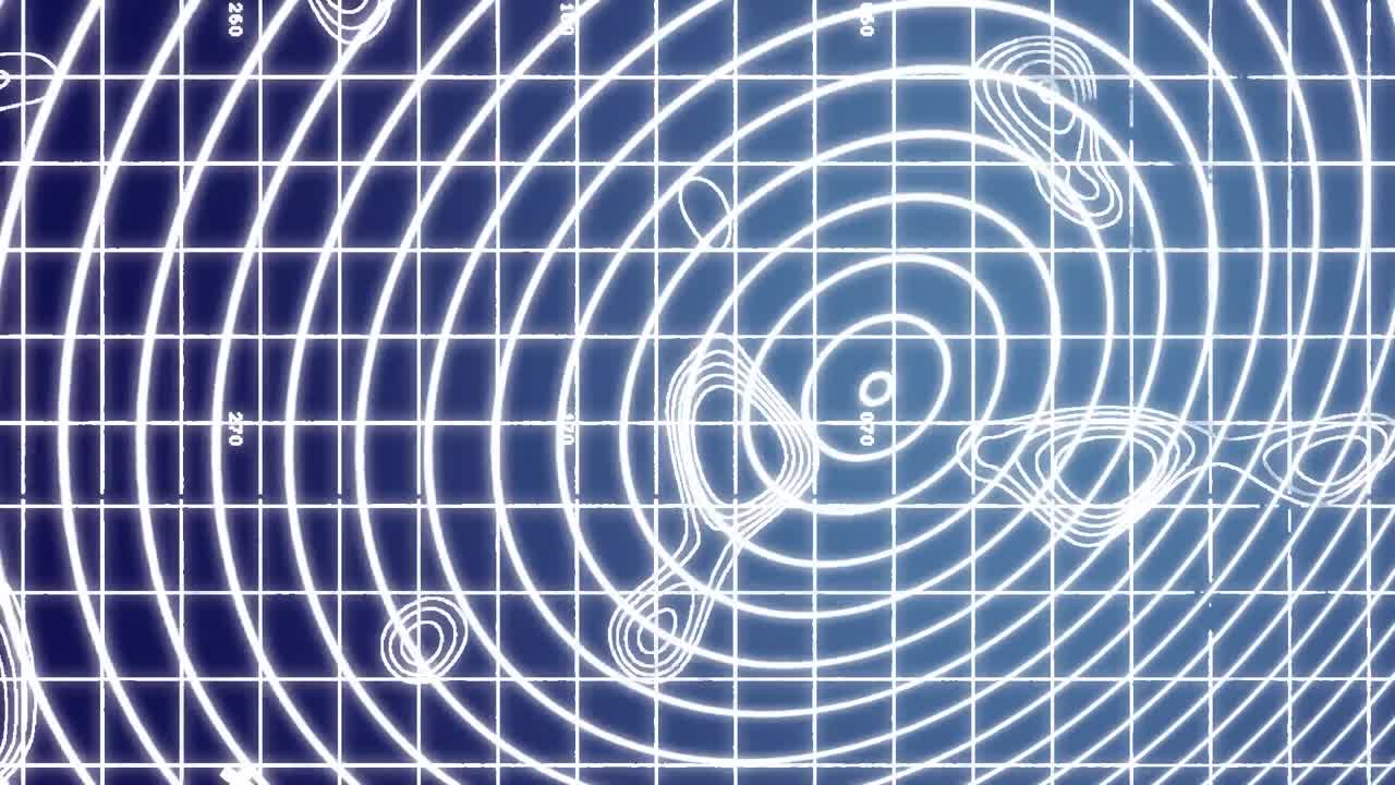 사각형 배경에 소나르가 있는  ⁇ 색 트레일