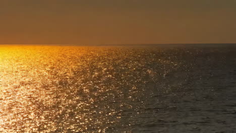 golden sunset over the ocean