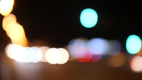 bokeh, tráfico en las autopistas
