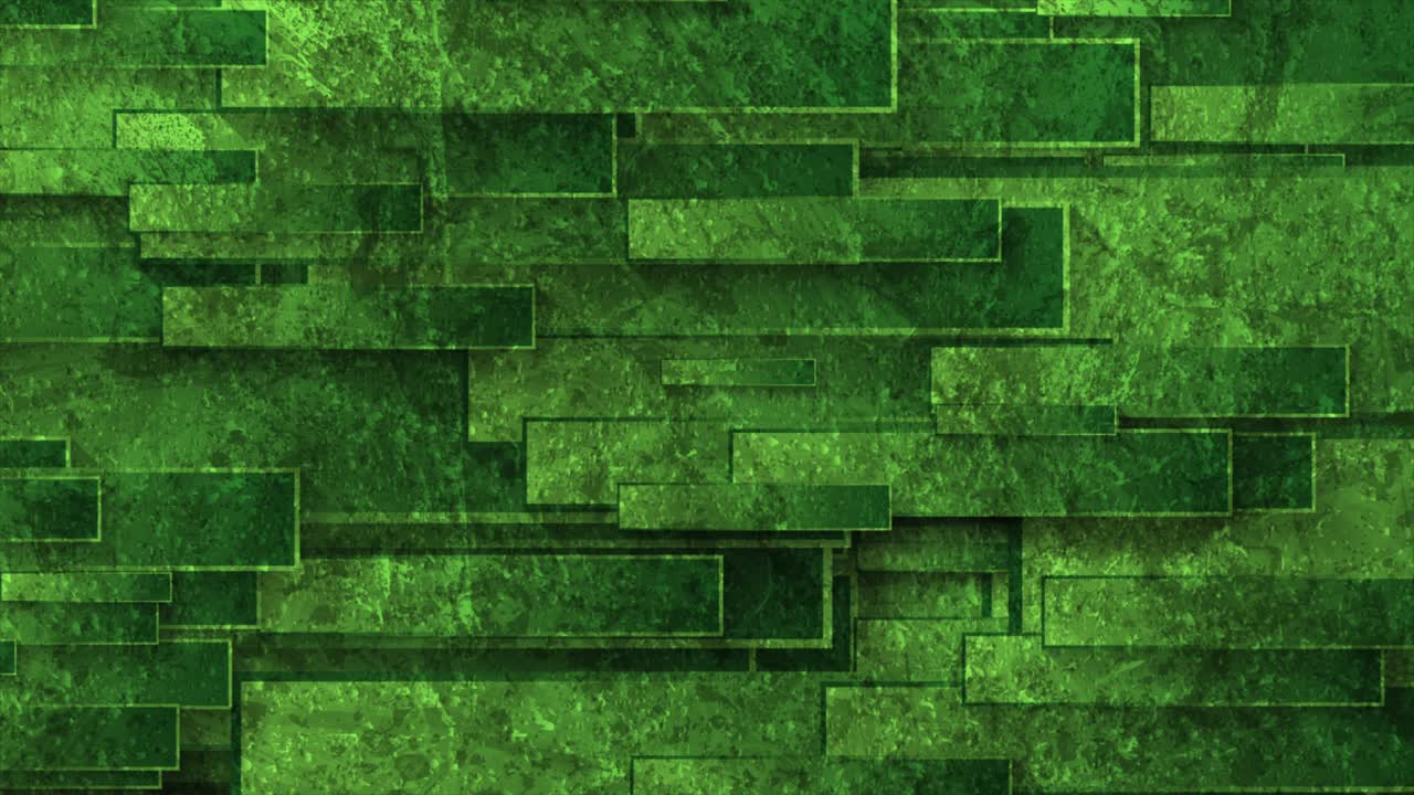 Mørkegrøn grunge geometrisk abstrakt motion design.