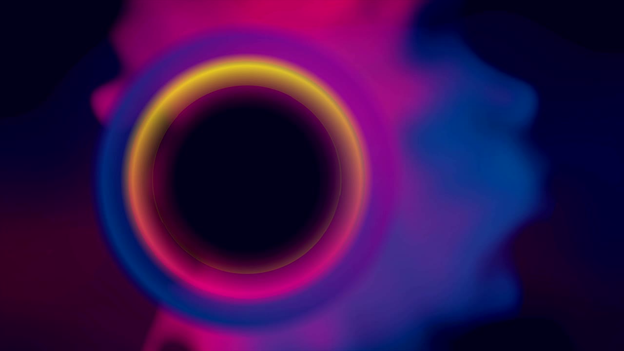 colorido abstracto líquido formas onduladas animación de video