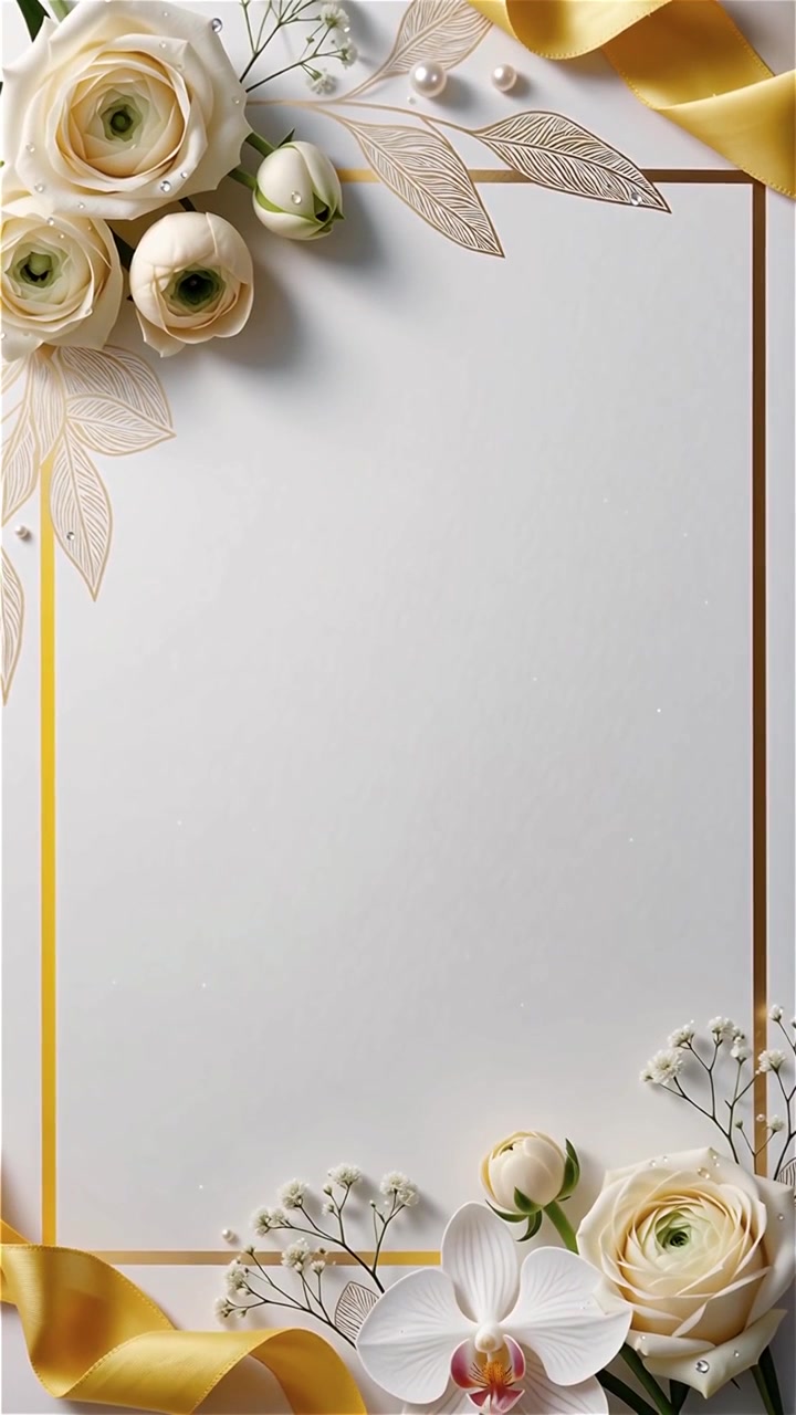 Sfondo per invito di matrimonio di lusso minimalista