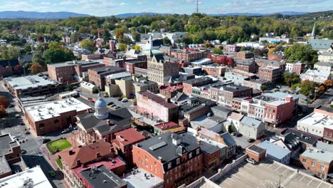 high aerial orbit over staunton virginia