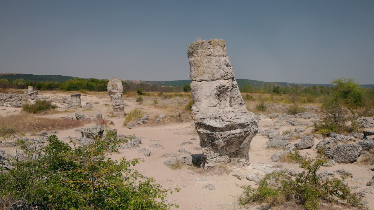 The Stone Forest of Pobiti Kamani in Bulgaria