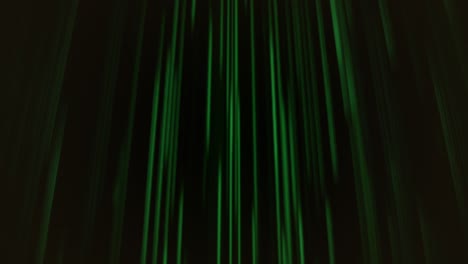 abstract green curve and lines in 80s style