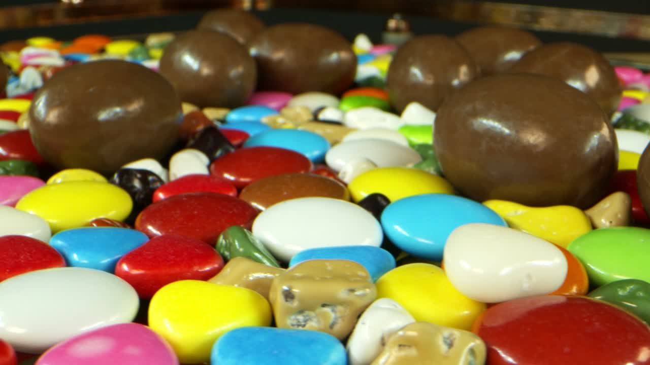 달하고 맛있는 초콜릿 사탕