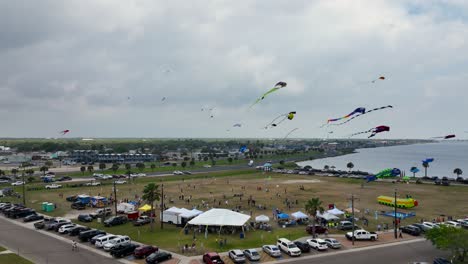 kites flying in rockport texas