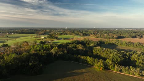 Vista-Aérea-De-Las-Tierras-De-Cultivo-De-Alabama-Por-La-Mañana