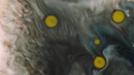 la mezcla de varios colores forma una hermosa dimensión
