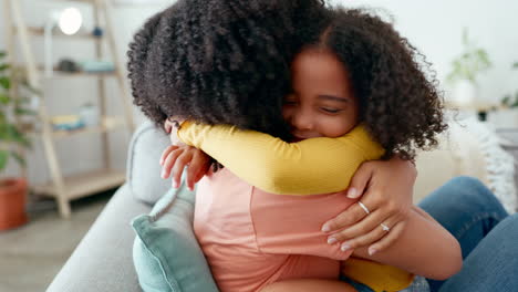 Love,-mother-and-girl-hug,-quality-time