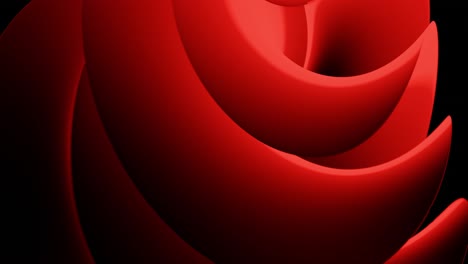 fondo 3d abstracto rojo y negro