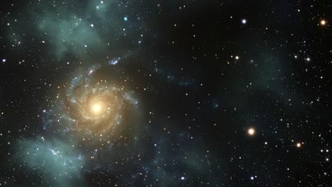 galaxy jouney space universe 4k