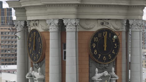 Clock Tower in Cityscape