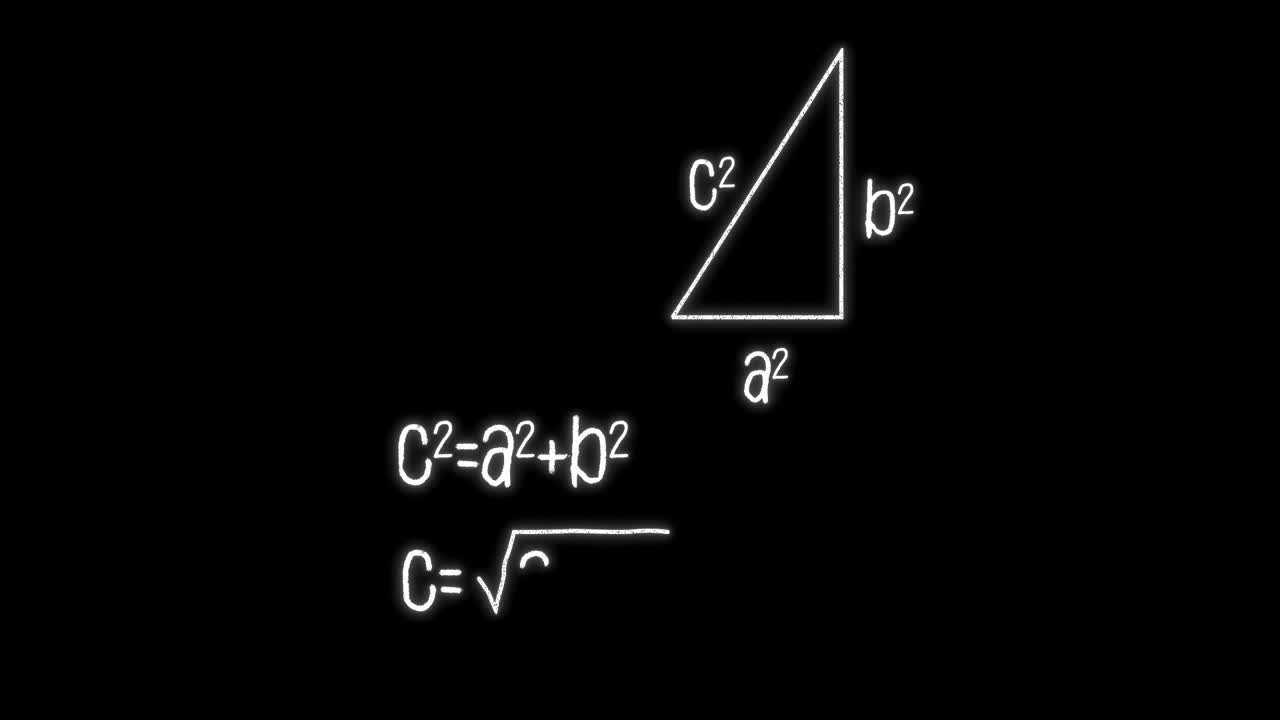 The Pythagorean theorem states that in a right-angled triangle, the square of the length of the hypotenuse equals the sum of the squares of the other two sides (a² + b² = c²).