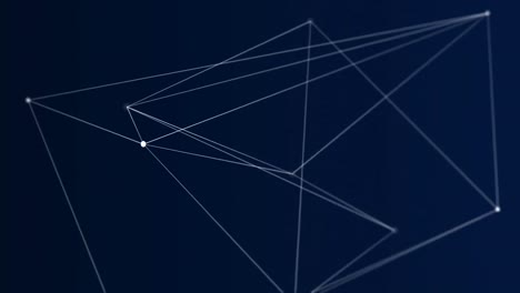 digital generated video of geometric line