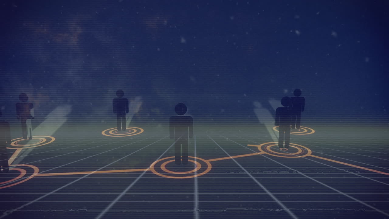 디지털 사람 위의  ⁇  반점의 애니메이션