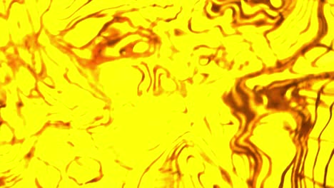 efecto gráfico de movimiento de reflejo de agua de color amarillo abstracto
