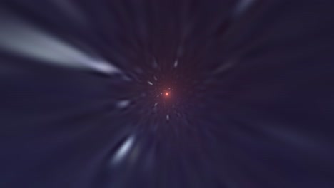 hyperspace travel effect with bright central star