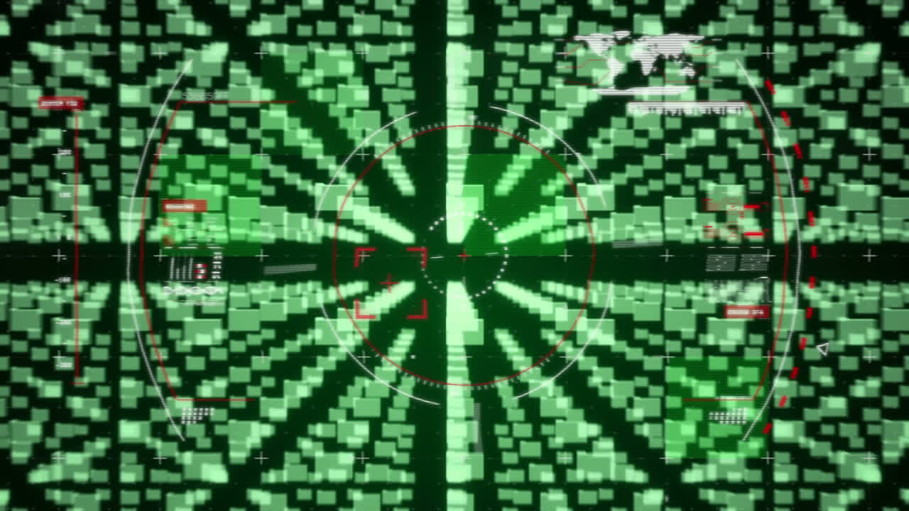 뒷면에 있는 초록색 잠금의 애니메이션