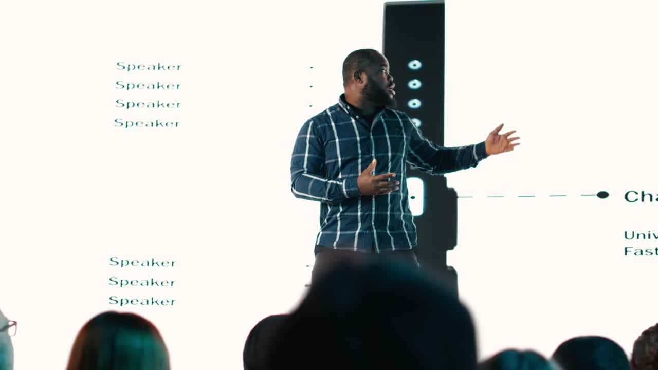 Black senior designer introduces new smartphone to participants
