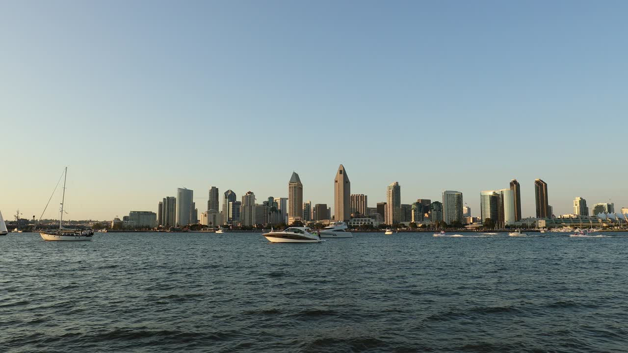 Cityscape of San Diego downtown, California, USA