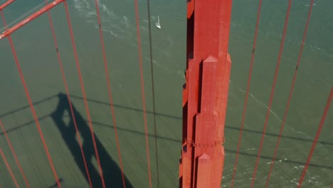 video aereo del puente golden gate de san francisco