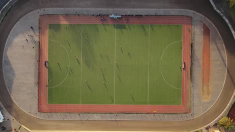 Approaching-aerial-view-of-hockey-court-at-the-stadium-of-Olympics-village