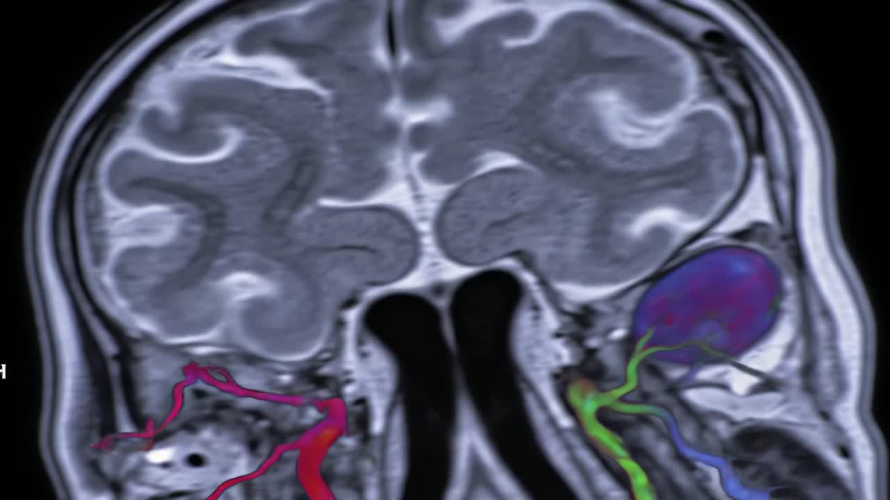 Detailed Neuroimaging Analysis: A Comparative Study of Brain Vascular Structures Showcasing Enhanced Visualization Techniques in MRI Scans