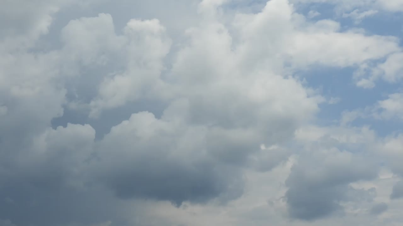 Time lapse of clouds formations