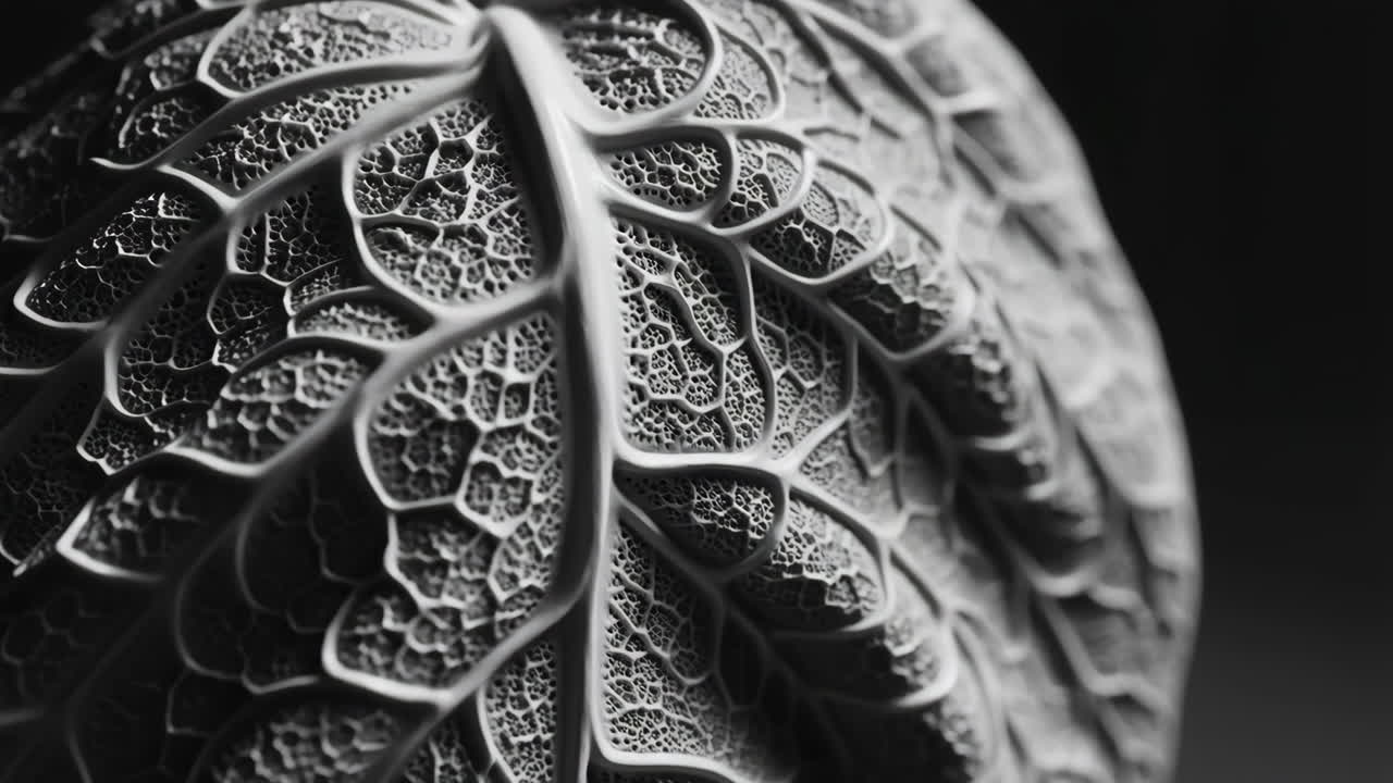 Cabbage Leaf Macro