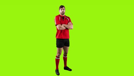 Professional-rugby-player-standing-with-crossed-arms-4k