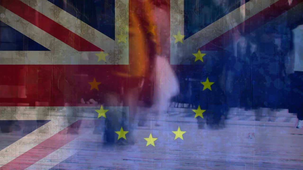 거리를 가로지르는 사람들 비디오