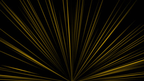 golden light burst on black background
