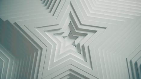 abstract white star pattern