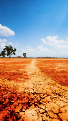 camino solitario a través del interior de australia