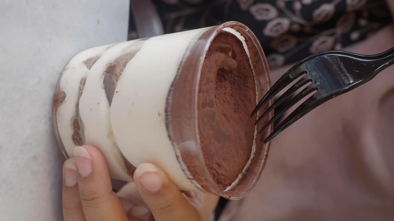 Tiramisu in a cup