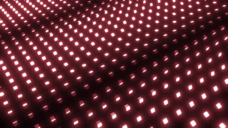 abstract glowing red cubes pattern