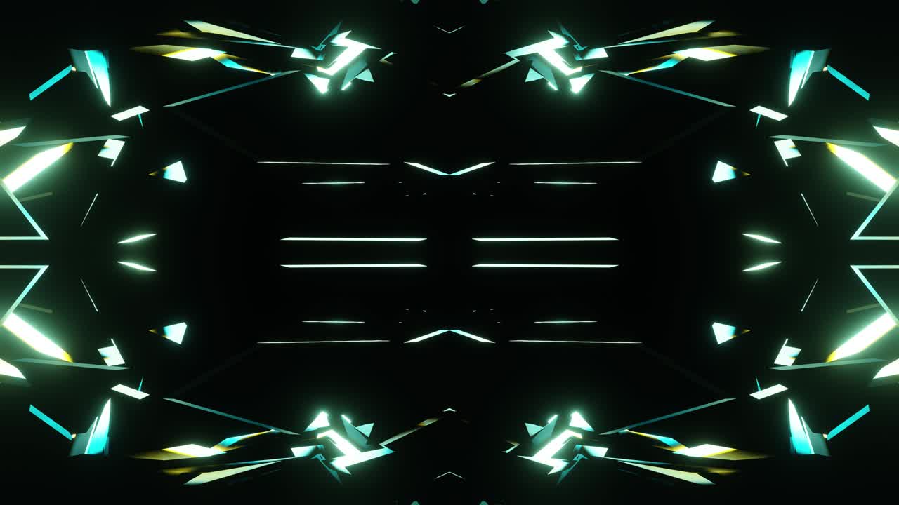 Animate a kaleidoscope of sparkling neon lights for your video shows and music videos.