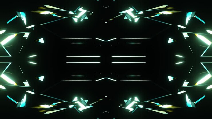 Anima un caleidoscopio di luci al neon scintillanti per i tuoi spettacoli video e video musicali.