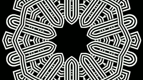 animación de movimiento de gran forma sagrada bw
