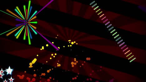 espectro de la música vintage vj bucle