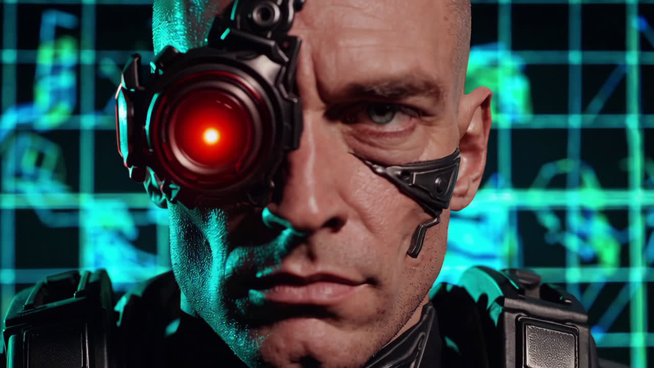 Cyberpunk Soldier Portrait