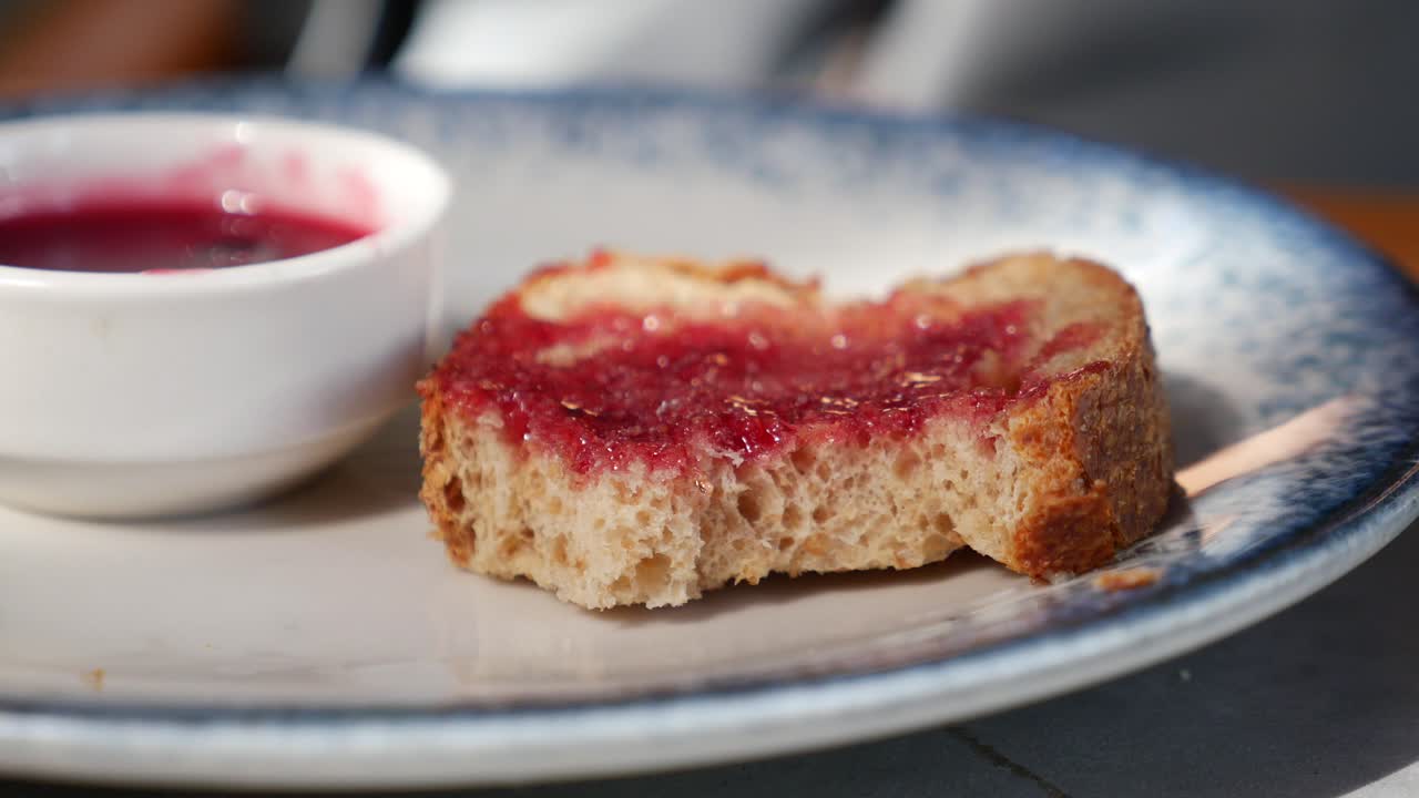 Slice of Bread with Jam